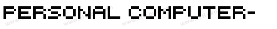 personal computer字体转换
